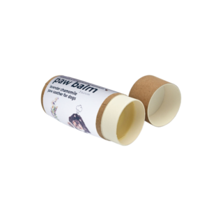 Lavender Chamomile Dog Paw Balm Tube | Handcrafted Dog Paw Balm made with Beeswax and Vitamin E | 2 oz cardboard push tube